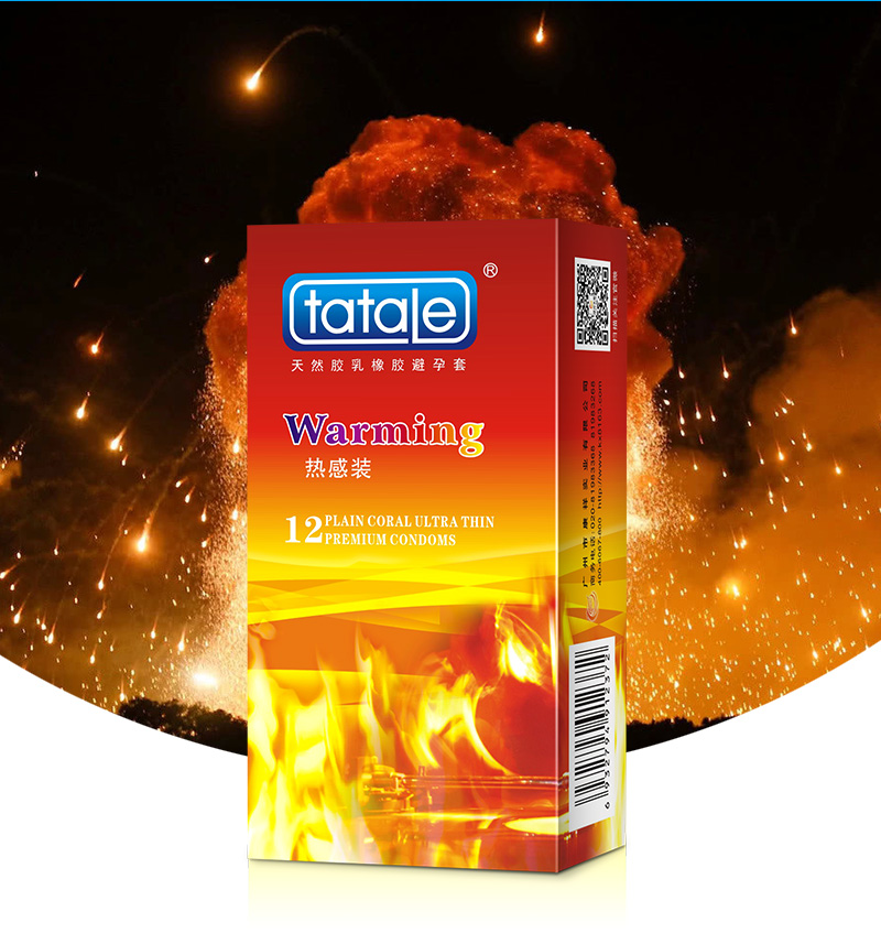 tatale避孕套冰火系列熱感裝12只(圖1) tatale避孕套冰火系列熱感裝12只(圖1)